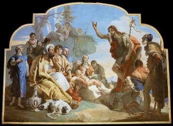 Giovanni Battista Tiepolo : John the Baptist Preaching